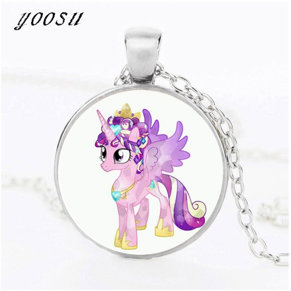 Unicorn Necklace for girls Jewelry Silver Plated